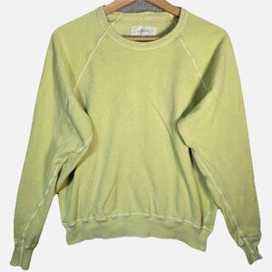 The GREAT. Women Yellow Sweatshirt Crewneck Sweater 0 XS